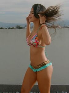 Ari Dugarte Leopard Thong Bikini Patreon Video Leaked