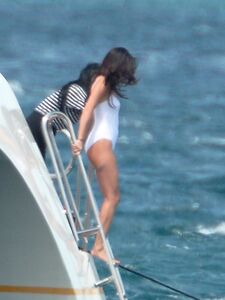 Selena Gomez See-Through One-Piece Set Leaked