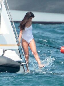 Selena Gomez See-Through One-Piece Set Leaked