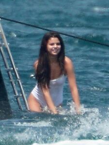 Selena Gomez See-Through One-Piece Set Leaked