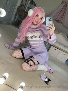 Belle Delphine Purple Crocs Full Onlyfans Set Leaked