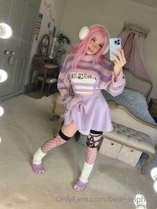 Belle Delphine Purple Crocs Full Onlyfans Set Leaked