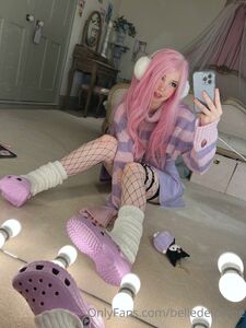 Belle Delphine Purple Crocs Full Onlyfans Set Leaked