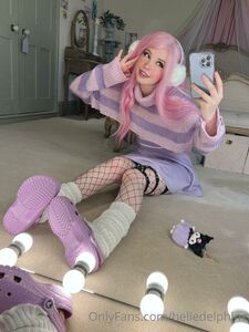 Belle Delphine Purple Crocs Full Onlyfans Set Leaked