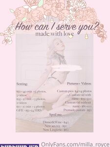 Milla Royce new hot onlyfans leaked nudes