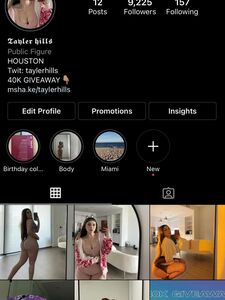 Realtaylerhills Onlyfans Leaks Latest Nude Photos