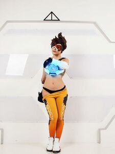Kalinka Fox Overwatch Tracer Cosplay OnlyFans Set Leaked