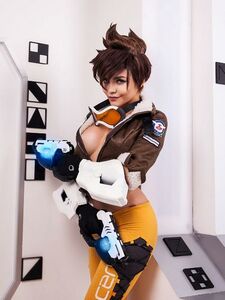 Kalinka Fox Overwatch Tracer Cosplay OnlyFans Set Leaked