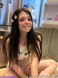 Belle Delphine Drinking Milk On The Floor 2023 Onlyfans Leaked nude Album set