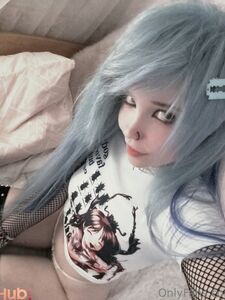 Belle Delphine Leaked Emo Raccoon Teasing Onlyfans Album