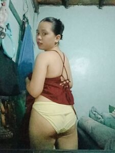 Busty student teases on her dress