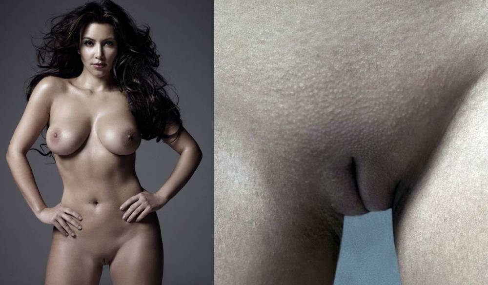 Kim Kardashian Nude Body Paint Outtakes Set Leaked